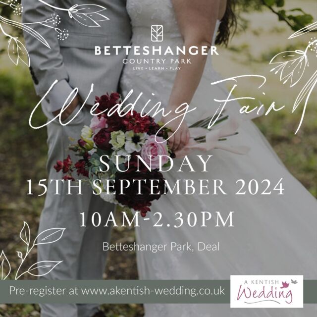 Join us for an afternoon to talk everything weddings! 💍
This is your opportunity to meet our dedicated in house wedding team, discuss your dreams and to meet some of Kent's best wedding suppliers.

Join us from 10am on Sunday 15th September in The Glass Room. 

#weddingfair #dealkent  #weddings #weddingplanning #kentwedding #countrywedding #styling #weddingstyling #venue #venuesinkent #weddingvenue