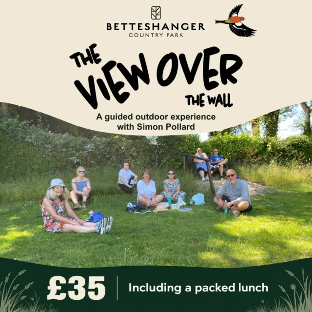 Join Simon Pollard at Betteshanger Country Park for The View Over the Wall - a guided outdoor experience that invites you to slow down, reconnect with nature and notice the things you usually walk straight past.

➡ What happens on the walk?

Simon will guide you through simple ways to explore your surroundings using your senses. You’ll pause to listen to birdsong, notice the scents of the woodland, feel the different textures of tree bark and learn about the natural world around you.

➡ There’s time to ask questions, enjoy the company and take it all in.

You’ll also try the ten-minute stillness challenge: putting your phone away, settling into your surroundings and discovering what you notice when you stop moving and simply listen. It’s a favourite moment for many previous participants.

➡ If you enjoy being outdoors, want a break from screens or fancy sharing a different experience with a friend, this is a chance to make some space for yourself.

💬 “Simon is very knowledgeable and takes time to explain, there is no rush.”
— Karen Morgan, previous walk participant

📅 25 November 2026
🕙 10am start
🎟 £35 per person, including the guided experience and a packed lunch

🔗 https://betteshanger-park.co.uk/event/the-view-over-the-wall/

#BetteshangerCountryPark #TheViewOverTheWall #ThingsToDoInKent